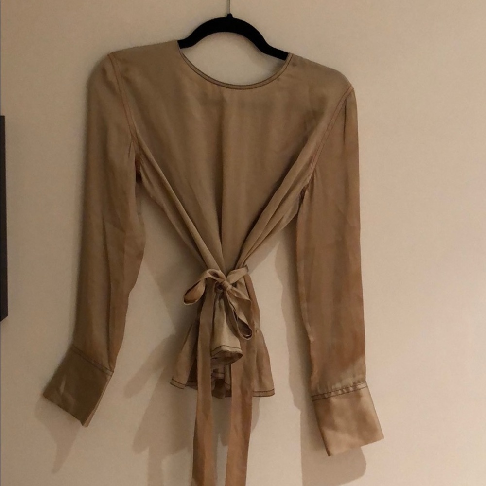 Xs/S Beige Sandro Blouse